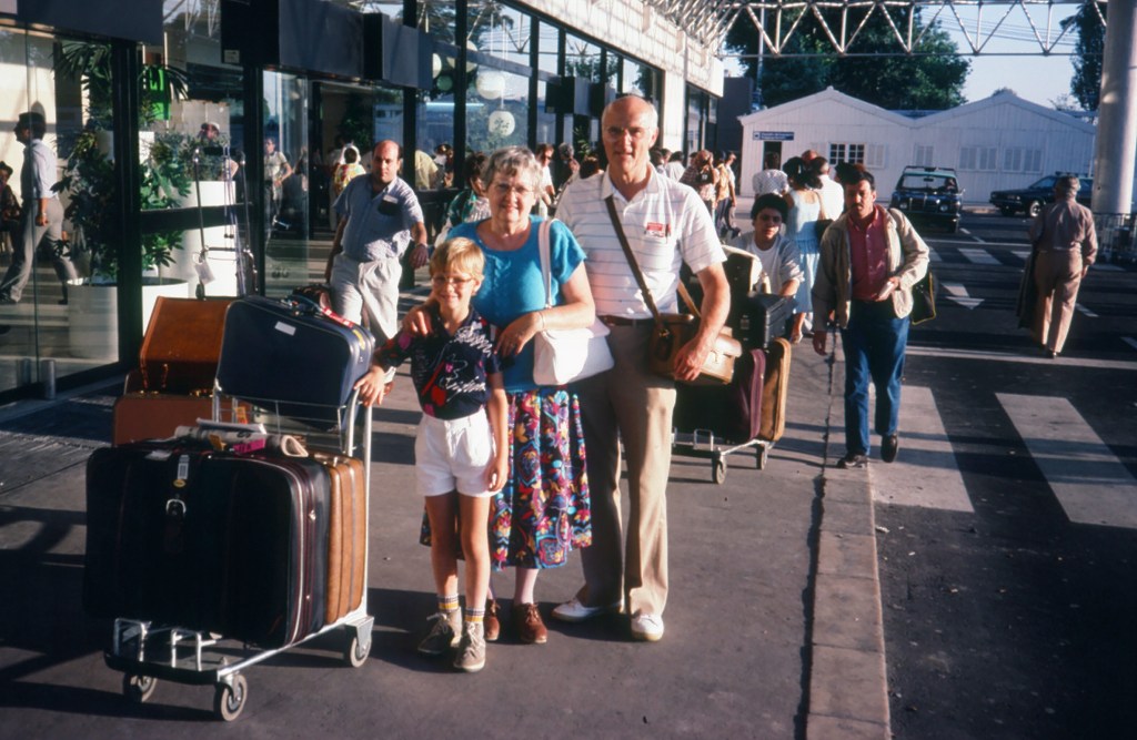 Grandparents with my brother