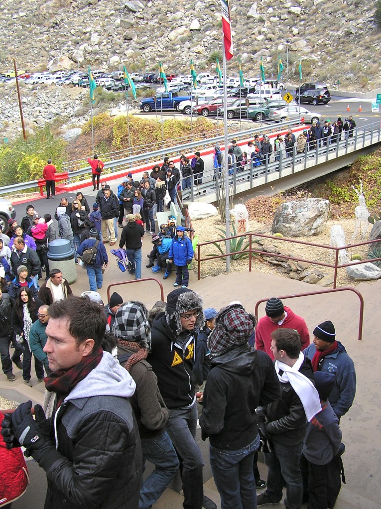 In high season, the line can be ridiculously long.  Beware.