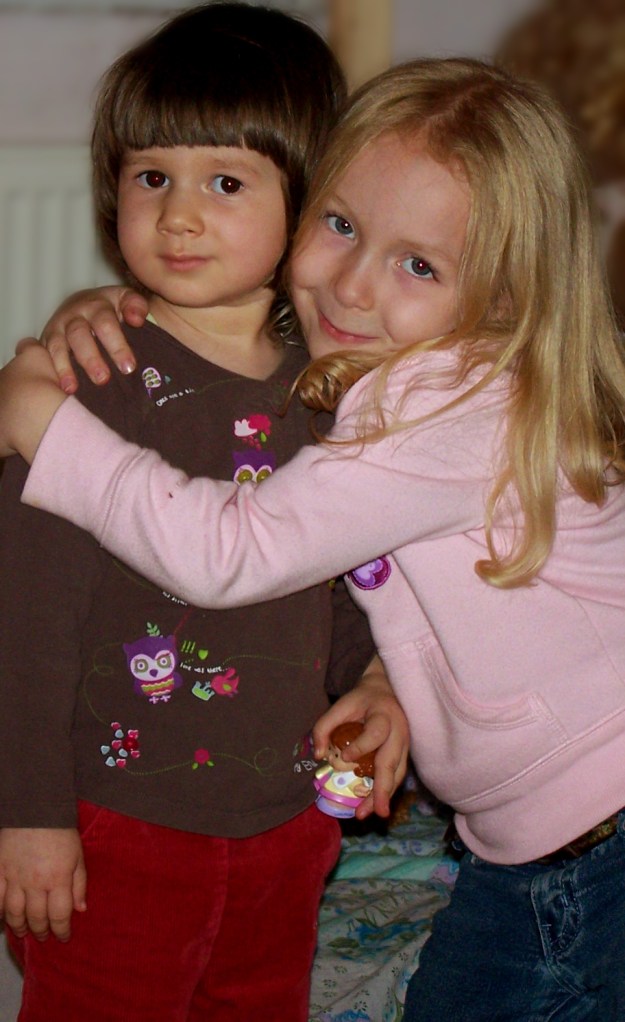 Mae and Laura, the daughter of some Romanian friends