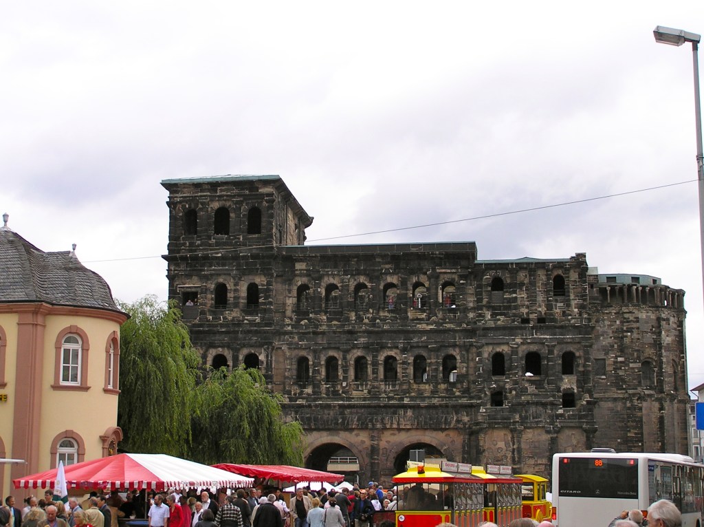 The famed Porta Nigra at the entrance to the city