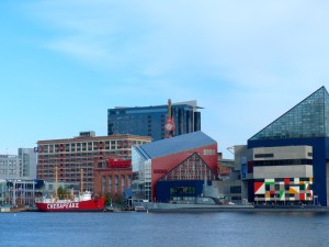 Baltimore waterfront across from the Science Center.