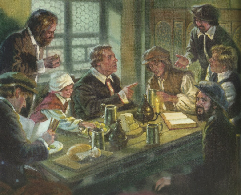 Luther in Dining Room