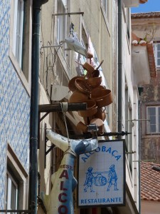 Quaint, rustic sign in sleepy Sintra? Not really.