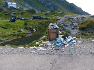 . . . with a trash heap just to your right.