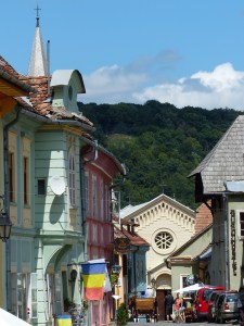 Sighișoara, Romania. Notable tourist hotspot.
