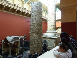 Trajan's Column, in two pieces, at the V&A in London.